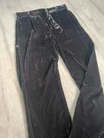 Second female pantalon/ broek S/ 36 velour, Second Female, Zwart, Ophalen of Verzenden, Zo goed als nieuw