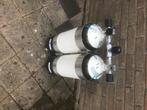 Duikfles dubbel 2x10 liter, Watersport en Boten, Ophalen of Verzenden, Gebruikt, Duikfles