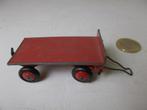 1949 Dinky Toys 25G SMALL TRAILER =RED= (-U-), Hobby en Vrije tijd, Modelauto's | 1:43, Ophalen of Verzenden, Gebruikt, Tractor of Landbouw