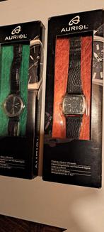 2 x vintage Auriol quartz horloges nieuw, Ophalen of Verzenden, Nieuw, Overige merken