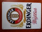 Erdinger 20x30 cm Reclamebord, Verzamelen, Biermerken, Ophalen of Verzenden, Nieuw, Reclamebord, Plaat of Schild, Overige merken
