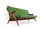 De Ster de Knoop 3 persoons bank gestoffeerd vintage, Hout, -, Verzenden, -