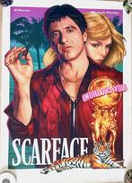 Silk filmposter van Scarface met Al Pacino, Verzamelen, Ophalen of Verzenden, Nieuw, Film, Poster