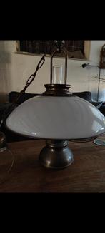Hanglamp, Huis en Inrichting, Lampen | Hanglampen, Ophalen, Gebruikt, Glas, 75 cm of meer