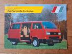 Volkswagen T3 Caravelle Exclusive sheet - 1989, Ophalen of Verzenden, Gelezen, Volkswagen