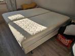 2 Ikea bedden 90x200 cm (boxsprings, matrassen, hoge potten), Ophalen, Gebruikt, Eenpersoons, 90 cm
