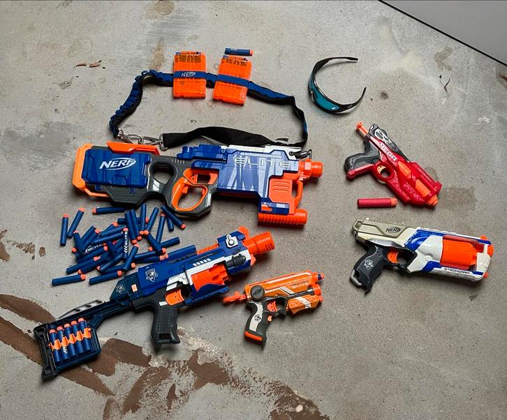 Nerf Guns Collectie, Kinderen en Baby's, Speelgoed | Overig, Gebruikt, Jongen of Meisje, Ophalen of Verzenden