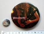 Megadeth xxl button speld 9.5 cm bb59 zie svp beschrijving, Verzenden, Nieuw, Overige typen