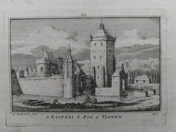 254 / Kasteel S. Pol Vianen Gravure A. Rademaker beschikbaar voor biedingen