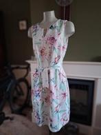K-Design K Design bloemenprint nieuwe jurk L gratis verz NL, K-design, Verzenden, Wit, Maat 42/44 (L)