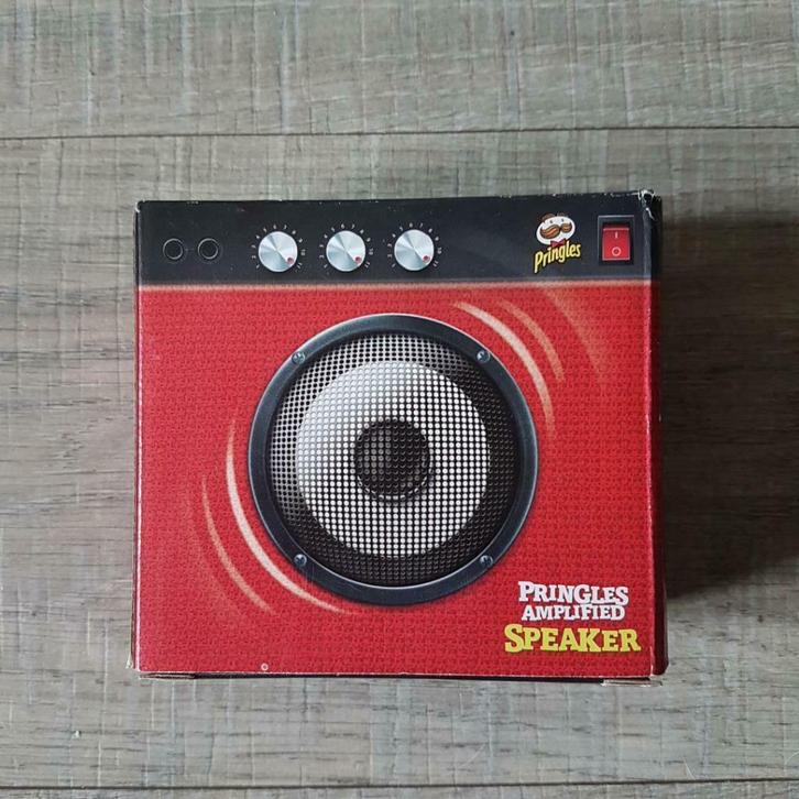 Pringles draagbare SPEAKER /Kinder Luidspreker/Muziek (nw), Audio, Tv en Foto, Luidsprekers, Nieuw, Ophalen of Verzenden