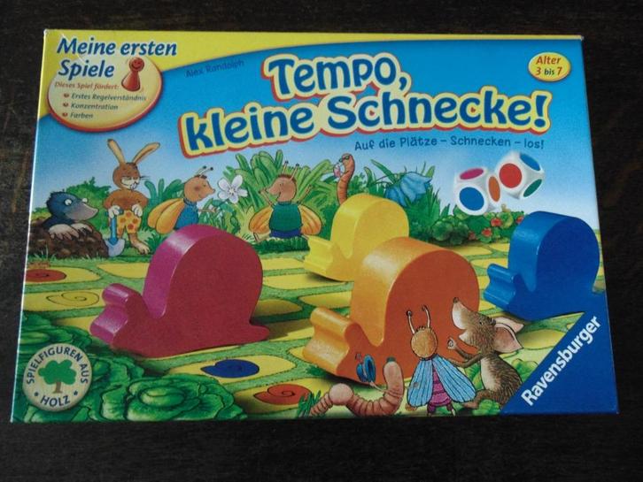 Ravensburger Tempo Kleine Slak, Hobby en Vrije tijd, Gezelschapsspellen | Bordspellen, Zo goed als nieuw, Een of twee spelers