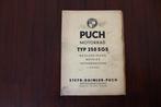 Puch motorrad typ 250 SGS 1954 bedienungs anleitung 250SGS, Motoren, Ophalen of Verzenden, Overige merken