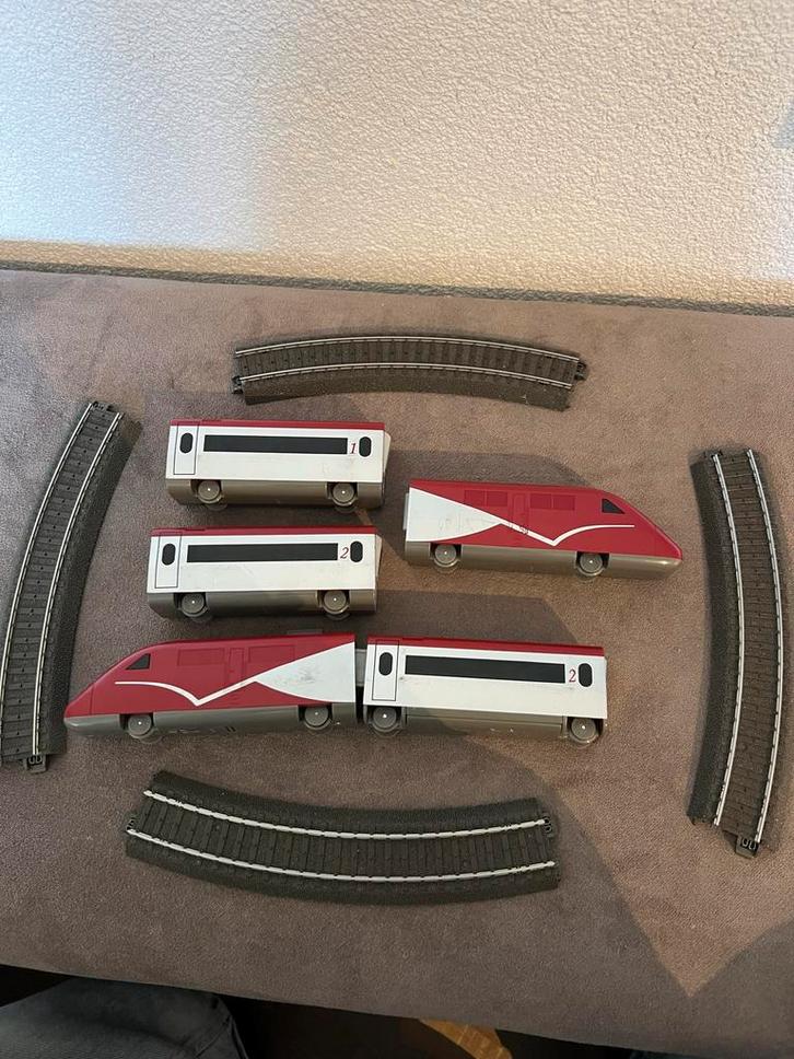 Marklin Treinset met Rails, Hobby en Vrije tijd, Modeltreinen | H0, Gebruikt, Treinset, Gelijkstroom, Overige merken, Analoog