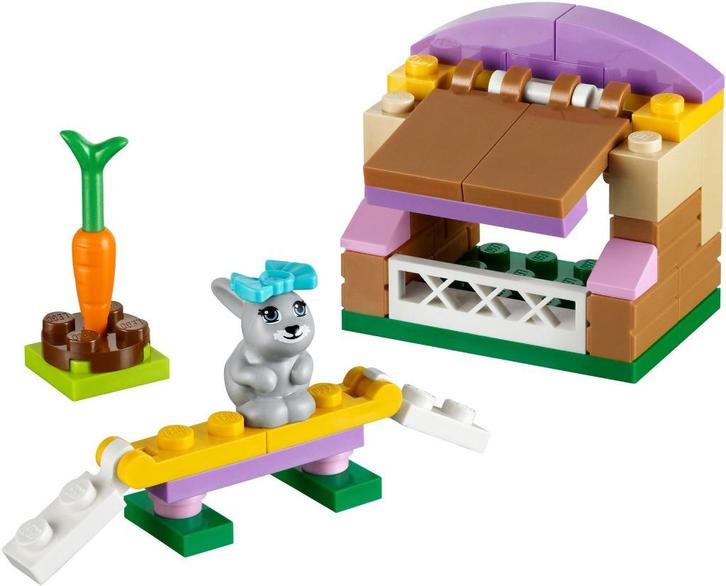 Lego friends 41022 Konijn met hok, Kinderen en Baby's, Speelgoed | Duplo en Lego, Zo goed als nieuw, Lego, Complete set, Ophalen of Verzenden