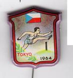 Speldje OLYMPISCHE SPELEN 1964 TOKYO HORDEN, Verzenden, Gebruikt, Overige onderwerpen