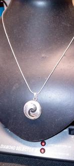 Zilveren koru kettinghanger met ketting. 925, Ophalen of Verzenden, Zo goed als nieuw, Zilver, Zilver