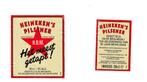 Bieretiket Heineken's Pilsener  HBM  30 cl thte aug 1995, Ophalen of Verzenden, Gebruikt, Overige typen, Overige merken
