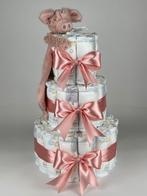 Luiertaart meisje happy horse tut varken Perry dp roze, Ophalen of Verzenden, Nieuw, Kraamcadeau