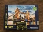 Clementoni London legpuzzel 1000 stukjes glow in de dark, Ophalen, 500 t/m 1500 stukjes, Zo goed als nieuw, Legpuzzel
