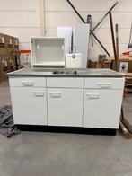 Bribus Keuken met Boiler & Bovenkasten, Huis en Inrichting, Ophalen, Gebruikt, Wit, Enkelwandige keuken