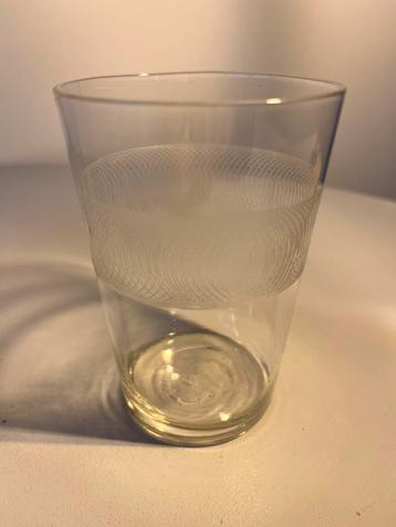 5 antieke geëtste glazen, 19e eeuw beschikbaar voor biedingen