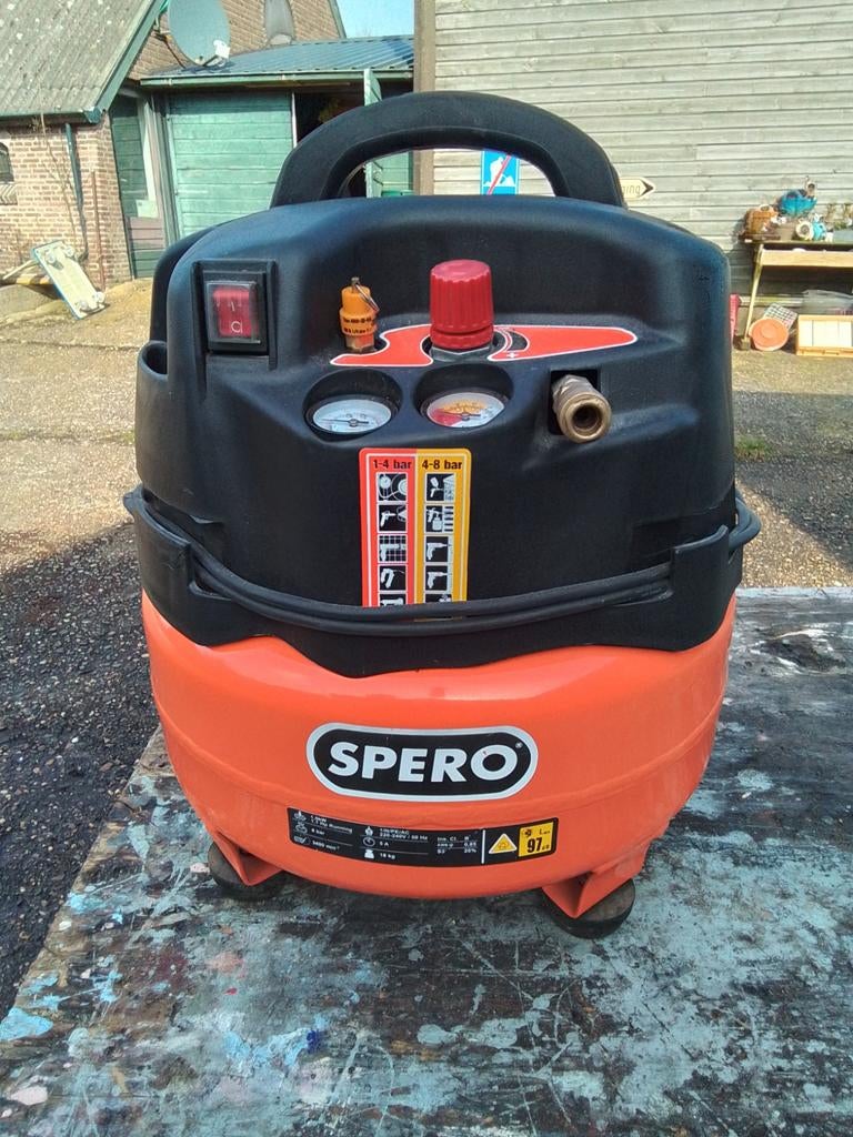 Spero compressor compact z.g.a.n, Doe-het-zelf en Verbouw, Ophalen of Verzenden
