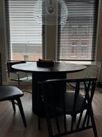 Wehkamp Home eetkamertafel Jaime - zwart | diameter: 120, Ophalen, Zo goed als nieuw, Rond, 100 tot 150 cm