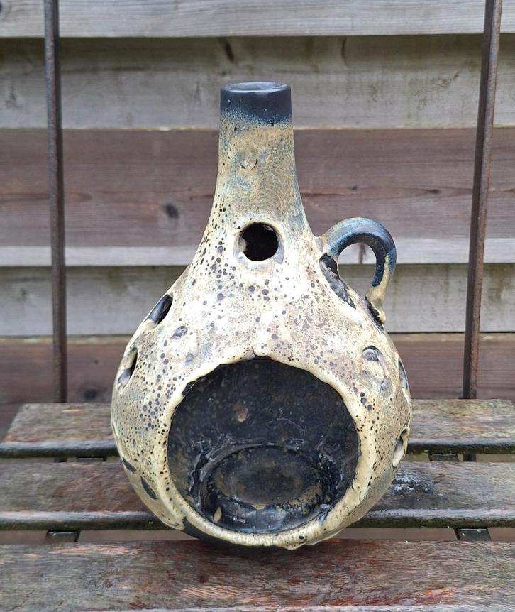 Prachtige Ruscha West Germany waxinelicht/kaarsen houder., Verzamelen, Retro, Huis en Inrichting, Ophalen of Verzenden