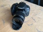 Canon EOS 600d met de Canon 18-55mm lens met Stabilisatie, Spiegelreflex, Canon, Ophalen of Verzenden, Zo goed als nieuw