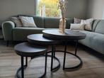Set van 3 bijzettafels, helemaal nieuw, De Bommel meubelen, Huis en Inrichting, Tafels | Salontafels, Ophalen, 50 tot 100 cm, Rond