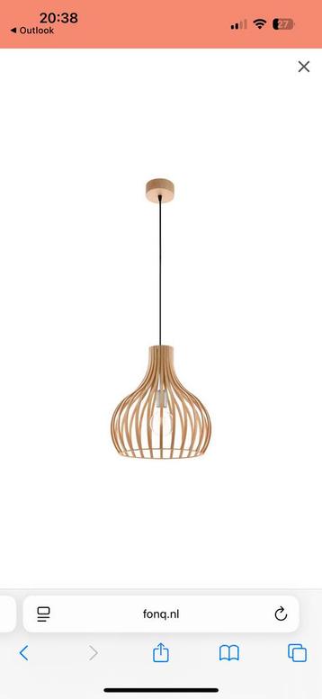 Houten Hanglamp EGLO Carnico beschikbaar voor biedingen