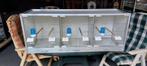 3 delige trespa aluminium broedkooi 126, Dieren en Toebehoren, Ophalen, Gebruikt, Aluminium, Broedkooi of Kweekkooi