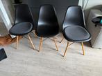 Vitra DSW Stoelen - Set van 3, Ophalen, Drie, Zwart, Nieuw