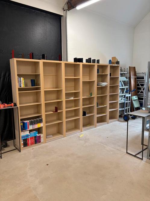 6 stuks Billy boekenkasten 200x60 Cm, Huis en Inrichting, Kasten | Boekenkasten, Gebruikt, 50 tot 100 cm, 200 cm of meer, 25 tot 50 cm