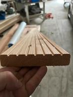 Lariks vlonderplank dekdeel 28x145 mm met ribbel, Funs 8, Nieuw, Ophalen of Verzenden, Hout