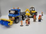 Lego City 60152 Sweeper & Excavator, Ophalen of Verzenden, Zo goed als nieuw, Complete set, Lego