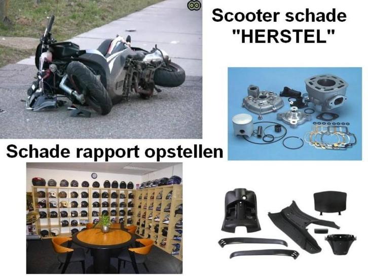 Scooter onderhoud / reparatie / schadeherstel, Fietsen en Brommers, Scooters | Overige merken, Nieuw, Ophalen