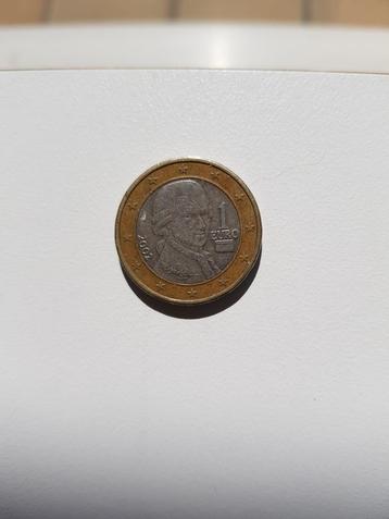  1 euro munt 2002 Mozart  beschikbaar voor biedingen