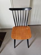5 Vintage Deense Spijlenstoelen – Pastoe, Tapiovaara-stijl, Huis en Inrichting, Ophalen, Gebruikt, Bruin, Vintage