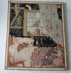 Hand gezaagde puzzel Roodkapje ca.1930 + kistje, Ophalen of Verzenden