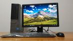 Leuke Dell + Lcd 24 Inch HDD , SSD + HD , Wind 11, Computers en Software, Desktop Pc's, Gebruikt, Met monitor, 8 GB, Ophalen of Verzenden
