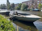 Stalen sloep met Yamaha 9.9 pk + ligplaats in Amsterdam, Watersport en Boten, Sloepen, Ophalen, Gebruikt, 6 meter of meer, Tot 10 pk