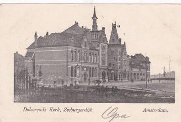 Amsterdam Oost Zeeburgerstraat 1900 Funenkerk tot 1975  beschikbaar voor biedingen