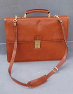 Castelijn & Beerens leren aktentas met schouderriem, Computers en Software, Laptoptassen, Ophalen of Verzenden, 17 inch of meer