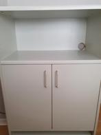 Witte Opbergkast met Open Vak & Deurtjes - Schuur/Garage, Ophalen, Gebruikt, 100 tot 150 cm, 50 tot 100 cm