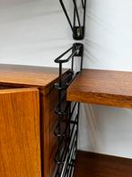 Vintage Tomado-Musterring teak wall unit/wandmeubel,1960., Gebruikt, Teakhout, 300 cm of meer, Ophalen of Verzenden