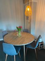 Grijze eetkamerstoelen Jysk, Ophalen, Gebruikt, Grijs, Vier