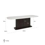 Mayfield mameren tafel Richmond Interiors, Ophalen, Richmond Interiors, Info@richmondinteriors.nl, 50 tot 100 cm