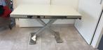 Eettafel/ bureau met kromme pot, 50 tot 100 cm, Rechthoekig, Ophalen of Verzenden, Zo goed als nieuw